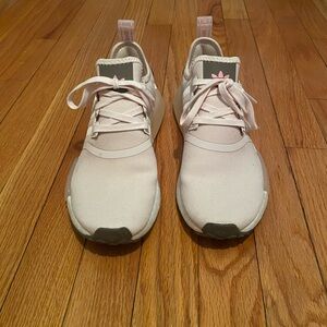 adidas Light Pink Women's Knit Lace-Up Sneakers